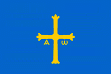 Bandera y Escudo del Principado de Asturias
